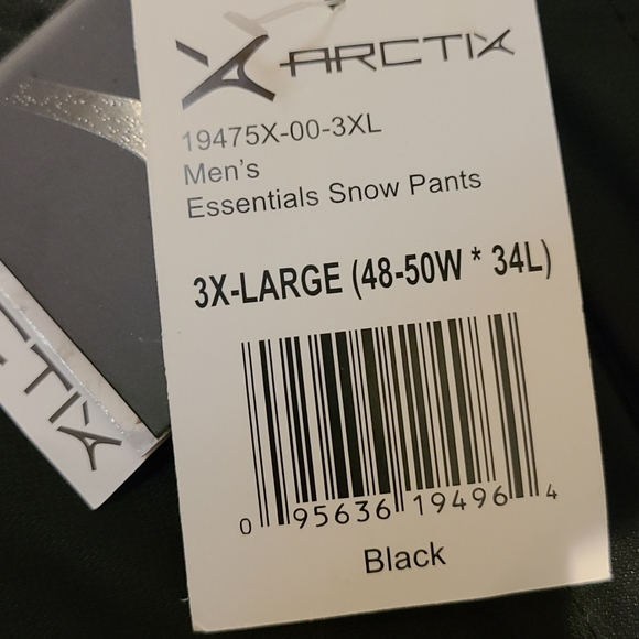 Arctix Mens Essential Snow Pants - Picture 2 of 10